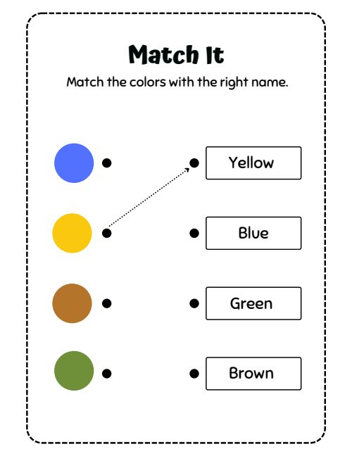 Matching — Worksheet 1