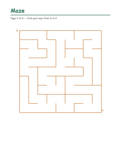 Mazes, page 2