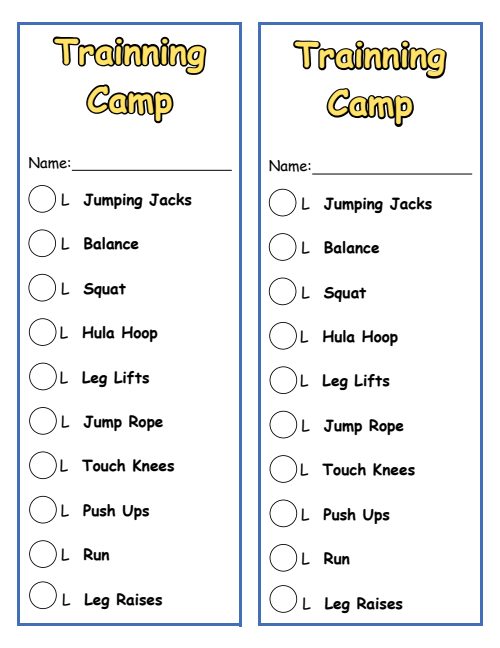 Sports Training, page 6
