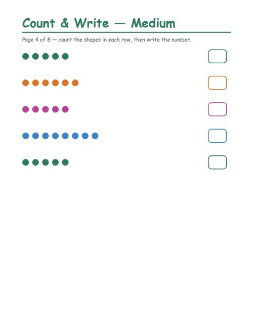 Counting — Medium, page 4