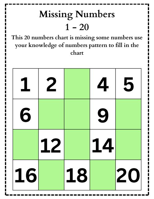 Missing Numbers, page 2