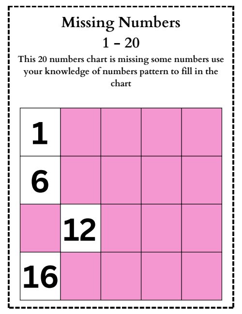 Missing Numbers, page 4