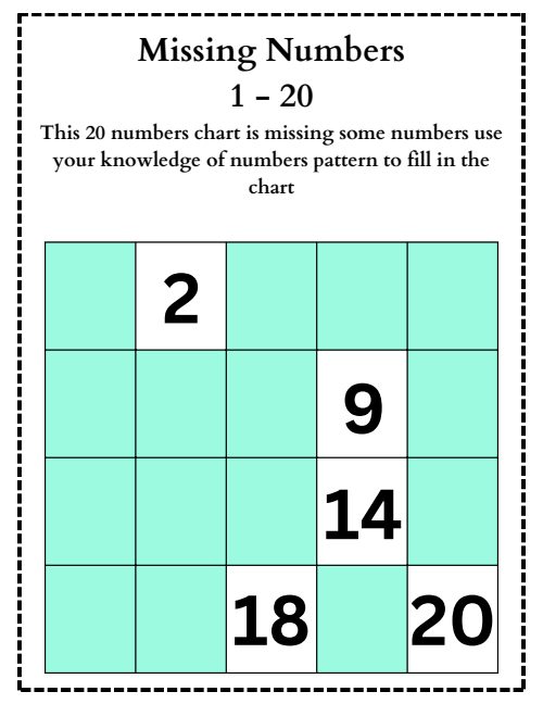 Missing Numbers, page 5