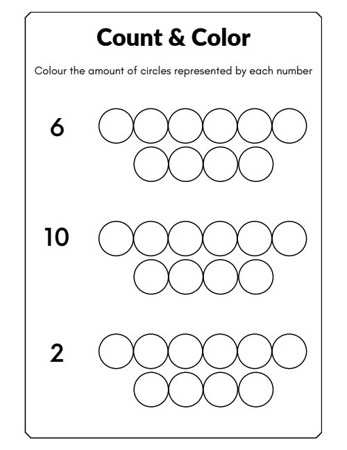 Numbers Coloring — Worksheet 2, page 2