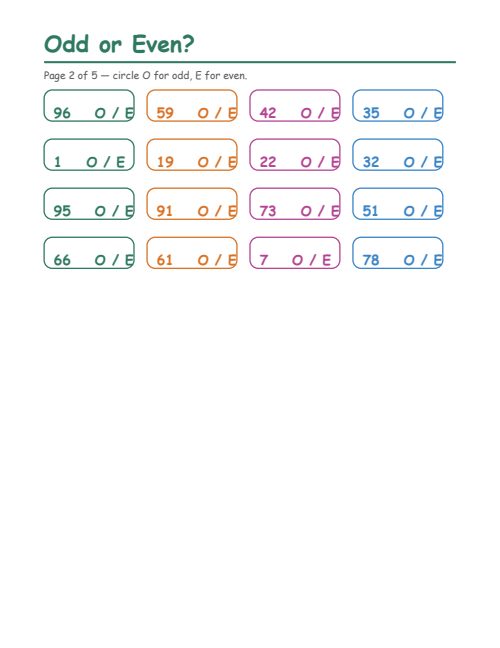 Odd or Even?, page 2
