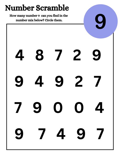 Scramble — Worksheet 1, page 4