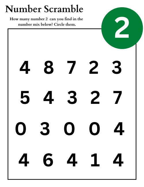 Scramble — Worksheet 2, page 2