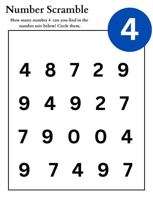 Scramble — Worksheet 2, page 4
