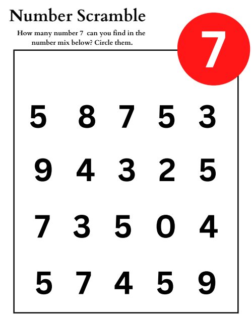 Scramble — Worksheet 2