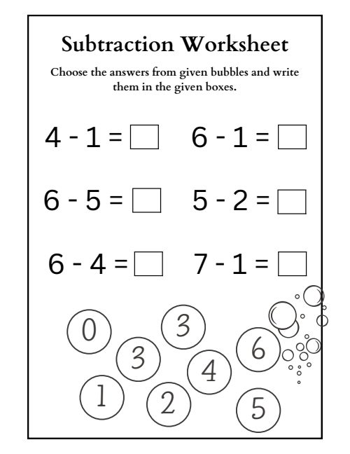Subtraction, page 4
