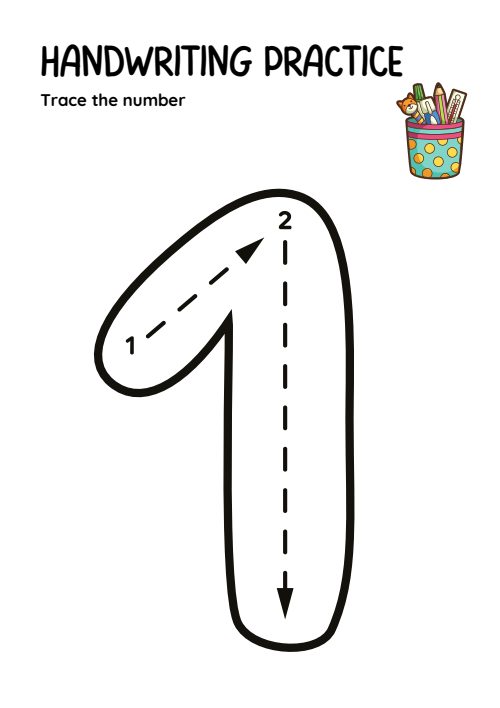 Trace the Number