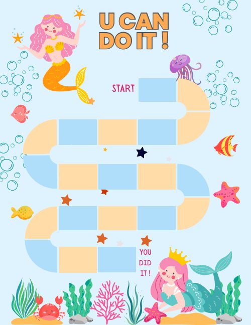 Mermaid Reward Chart, page 2