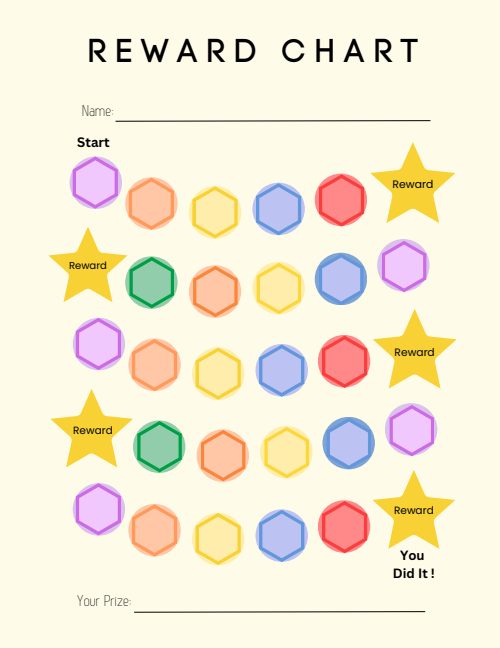 Toddler Reward Chart, page 2
