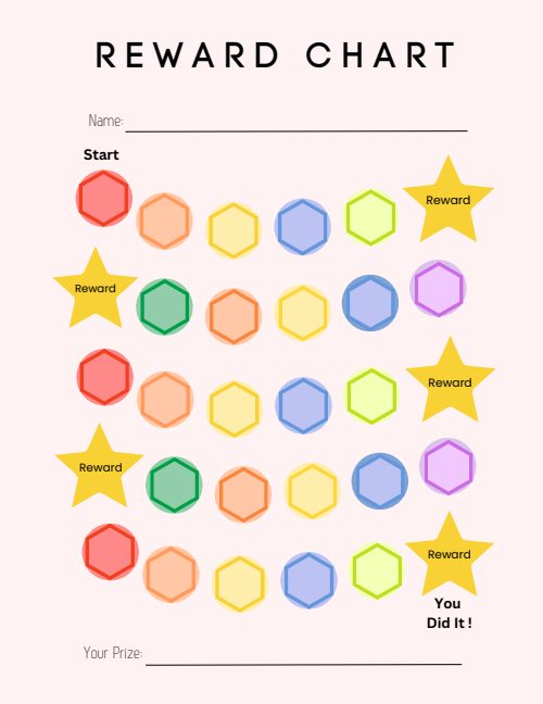 Toddler Reward Chart, page 3
