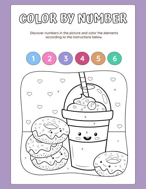 Color by Number, page 2