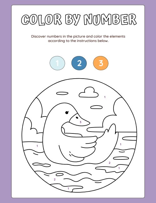 Color by Number, page 5