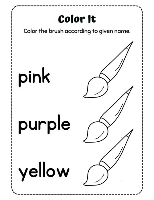Coloring — Worksheet 1, page 2