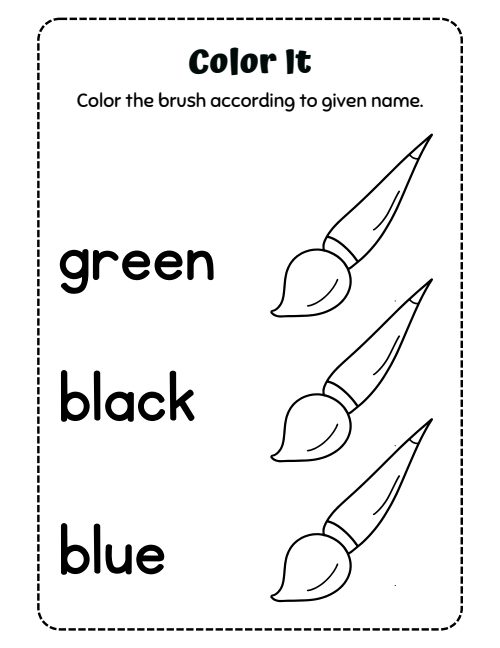 Coloring — Worksheet 1, page 3