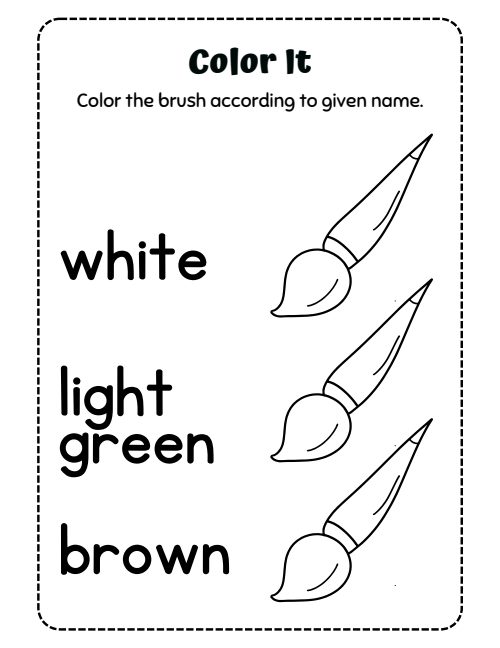 Coloring — Worksheet 1, page 4