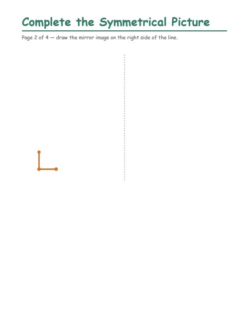 Complete the Symmetrical Picture, page 2