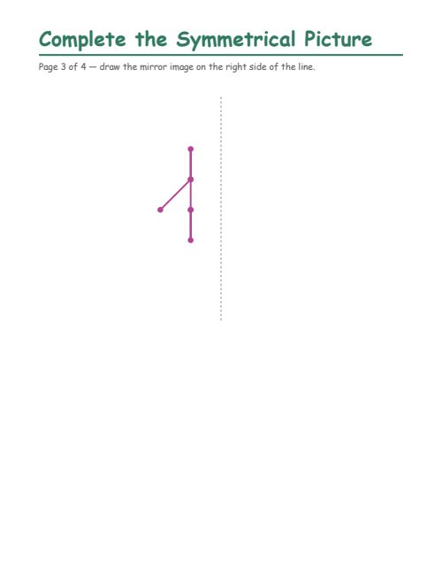 Complete the Symmetrical Picture, page 3