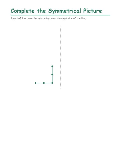 Complete the Symmetrical Picture