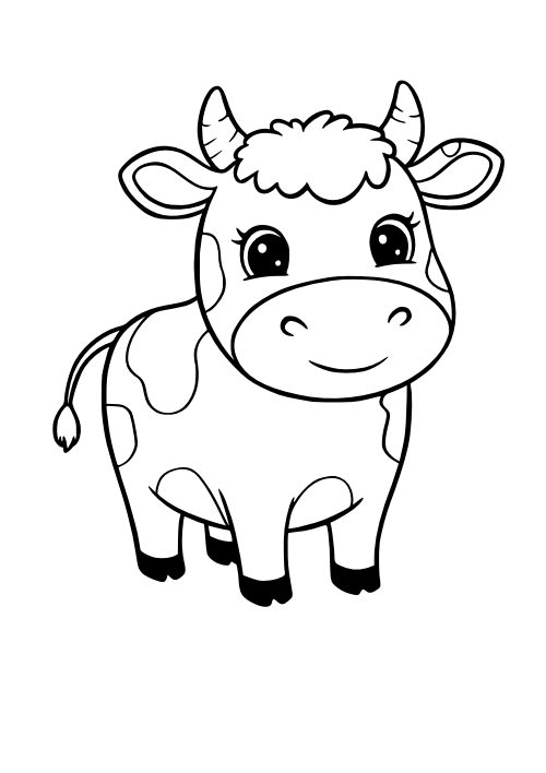 Farm Animals Coloring Book, page 2