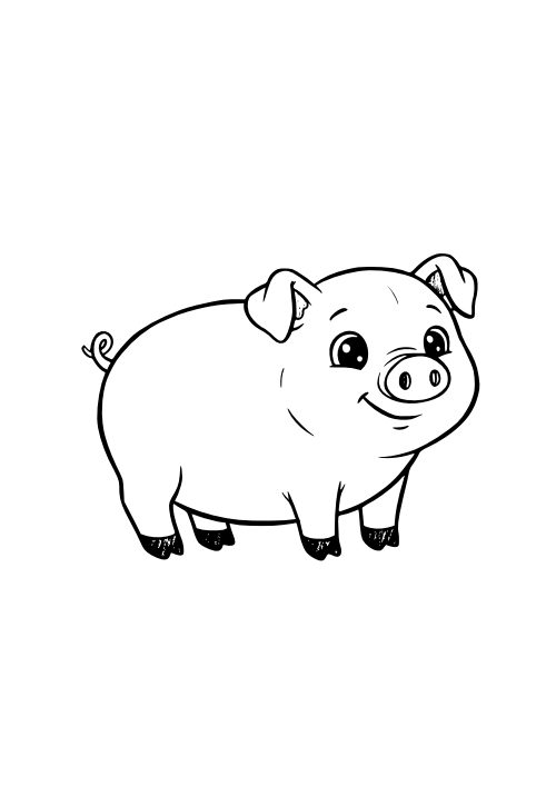 Farm Animals Coloring Book, page 5