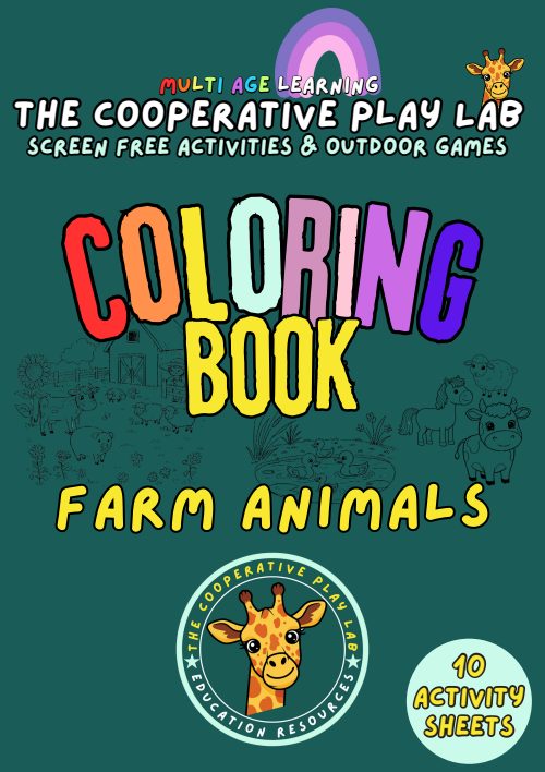 Farm Animals Coloring Book