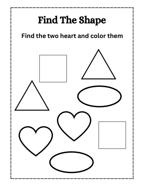 Find the Shape & Trace It — Worksheet 3, page 3