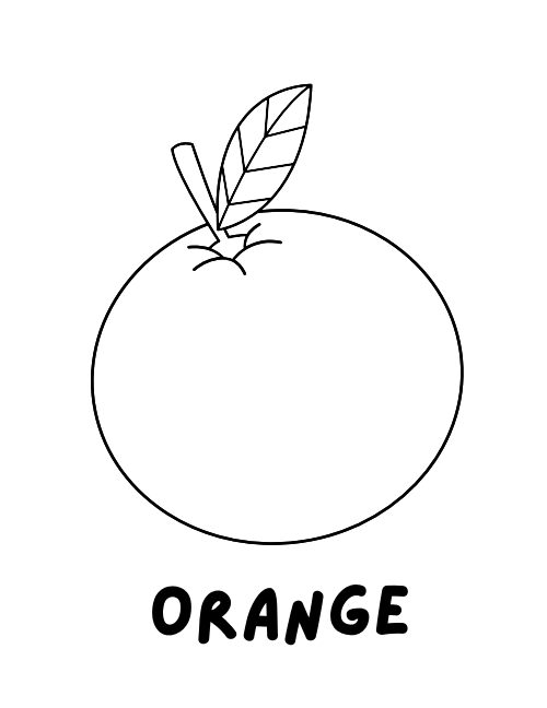Fruits Coloring Book, page 6