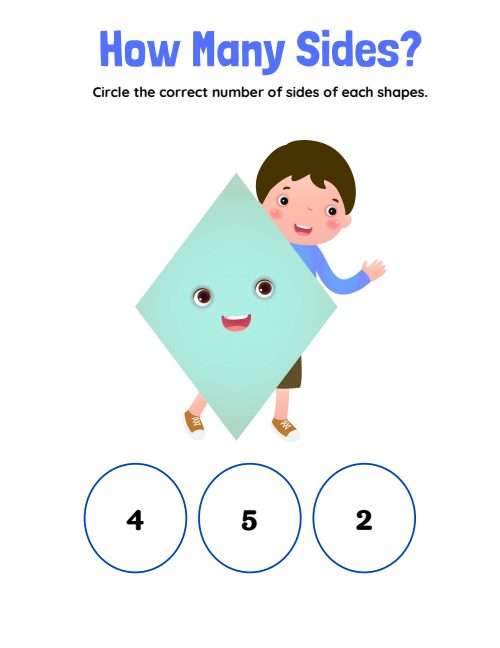 How Many Sides? — Worksheet 1, page 2