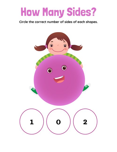 How Many Sides? — Worksheet 1