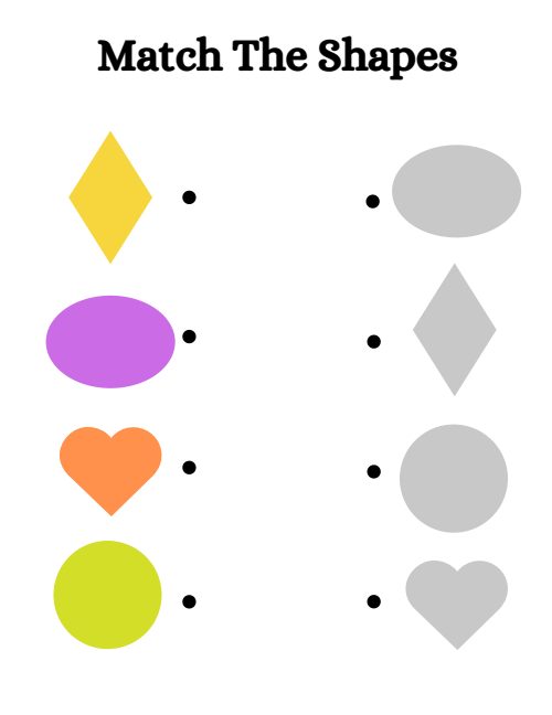Match the Shapes — Worksheet 1, page 5