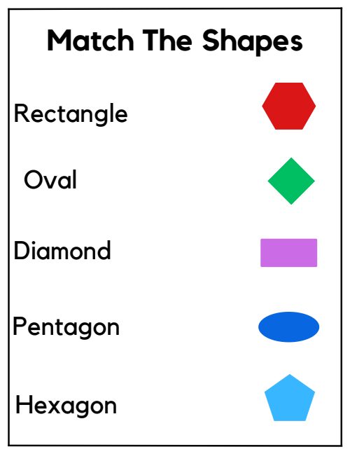 Match the Shapes — Worksheet 2, page 2