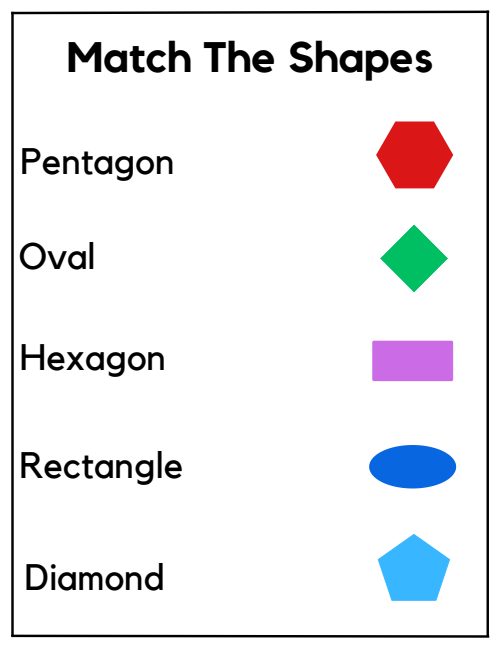 Match the Shapes — Worksheet 2, page 4