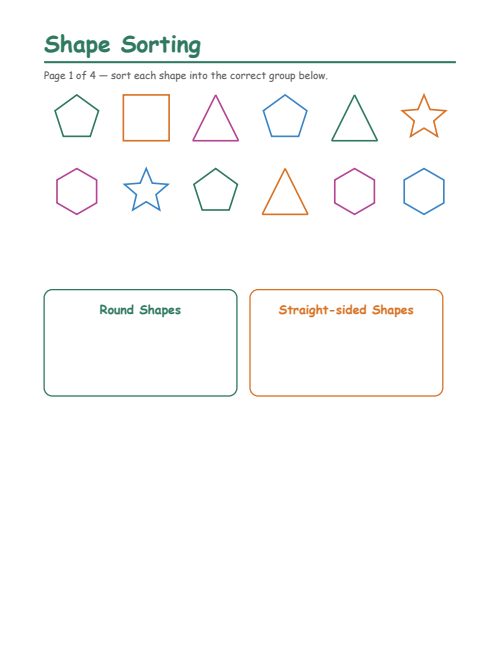 Shape Sorting