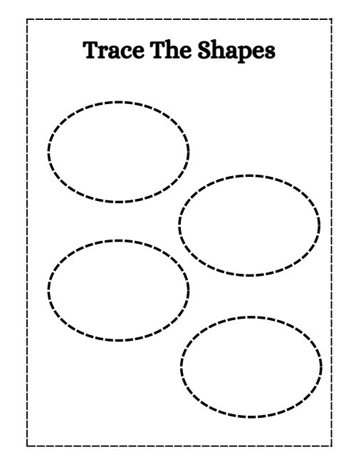 Trace the Shape — Worksheet 3, page 2