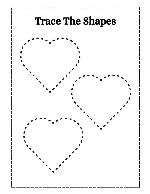 Trace the Shape — Worksheet 3, page 3