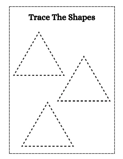 Trace the Shape — Worksheet 3, page 6