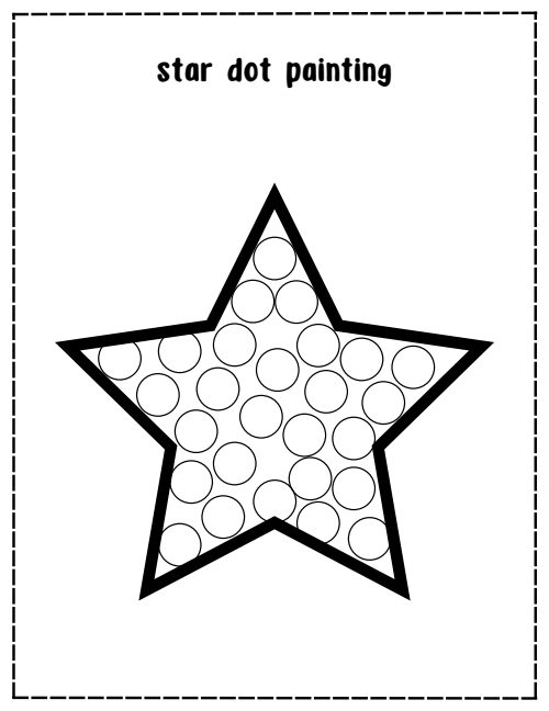 Dot Painting — Worksheet 1, page 6