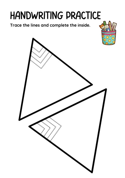 Tracing Lines — Worksheet 1, page 6