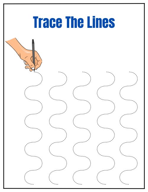Tracing Lines — Worksheet 2, page 2