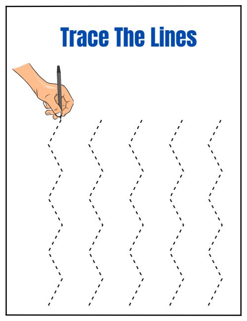 Tracing Lines — Worksheet 2
