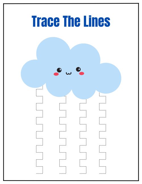 Tracing Lines — Worksheet 3, page 2