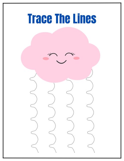 Tracing Lines — Worksheet 3, page 3