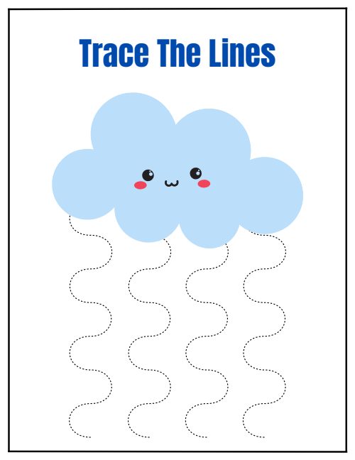 Tracing Lines — Worksheet 3, page 5