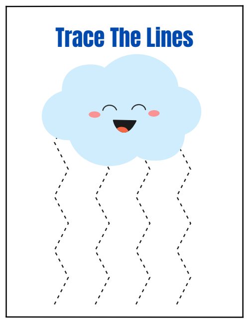 Tracing Lines — Worksheet 3, page 6