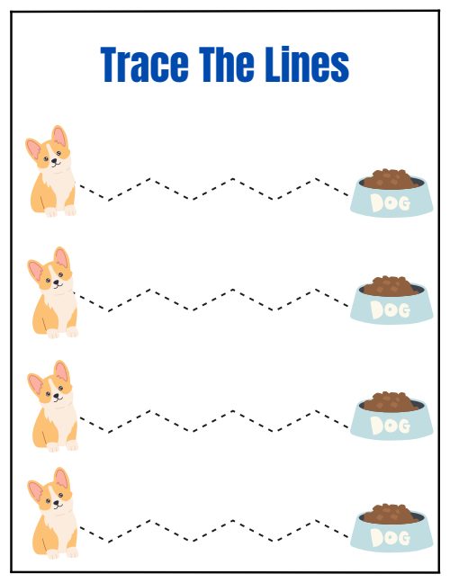 Tracing Lines — Worksheet 6, page 2