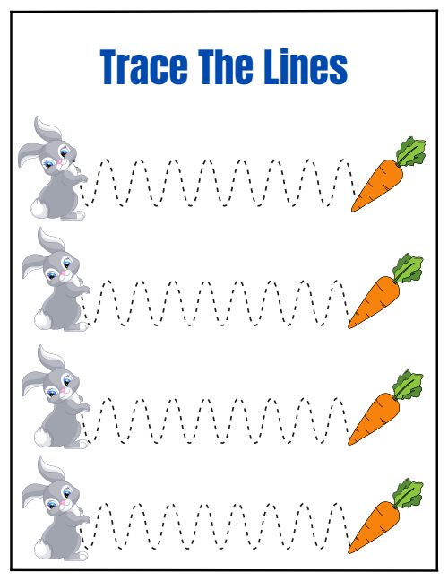 Tracing Lines — Worksheet 7, page 5